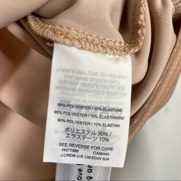 MADEWELL Velvet Mock Neck Tee Beige Cream Blogger Favorite Medium Boho Preppy - Picture 5 of 7